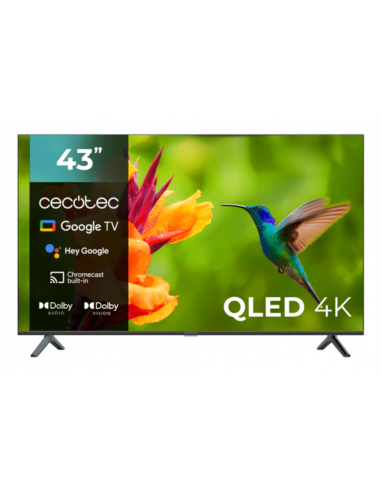 TELEVISIONN QLED 43" CECOTEC 4K UHD...