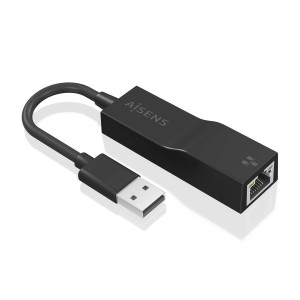 CONVERSOR AISENS USB 3.0A ETHERNET GIGABIT 10 100 1000 Mbps NEGRO15 CM