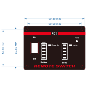 PANEL CONTROL REMOTO...