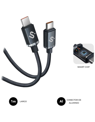 CABLE OPTIMUS 60W C-C 1M BLACK