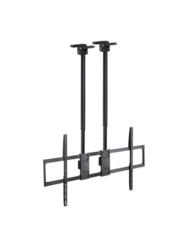 SOPORTE TECHO DOBLE MASTIL TOOQ LPCE11120TSLI-B 60-120" NEGRO