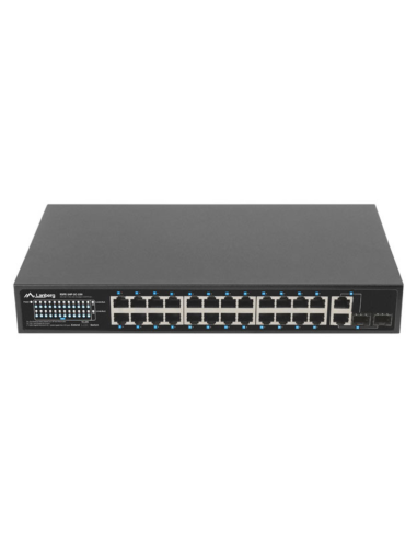 SWITCH LANBERG 24 PTOS 100MB POE+/2X...
