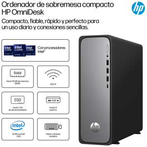 PC HP OMNIDESK SLIM...