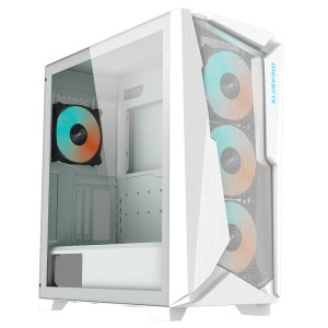 CAJA GAMING GIGABYTE AC301GW V2 ATX 2XUSB3.0 1XUSBC RGB S F BLANCO